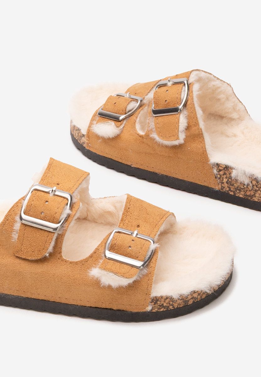 Camelové domácí pantofle Testa