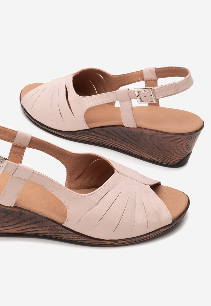 Ružové ortopedické sandály dámské Lovara