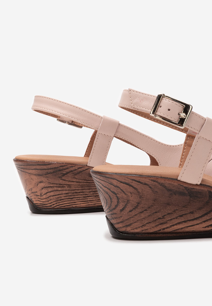 Ružové ortopedické sandály dámské Lovara