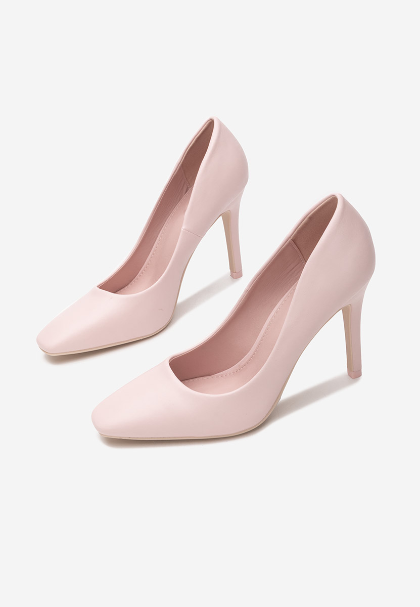 Ružové lodičky na vysokém podpatku Noli