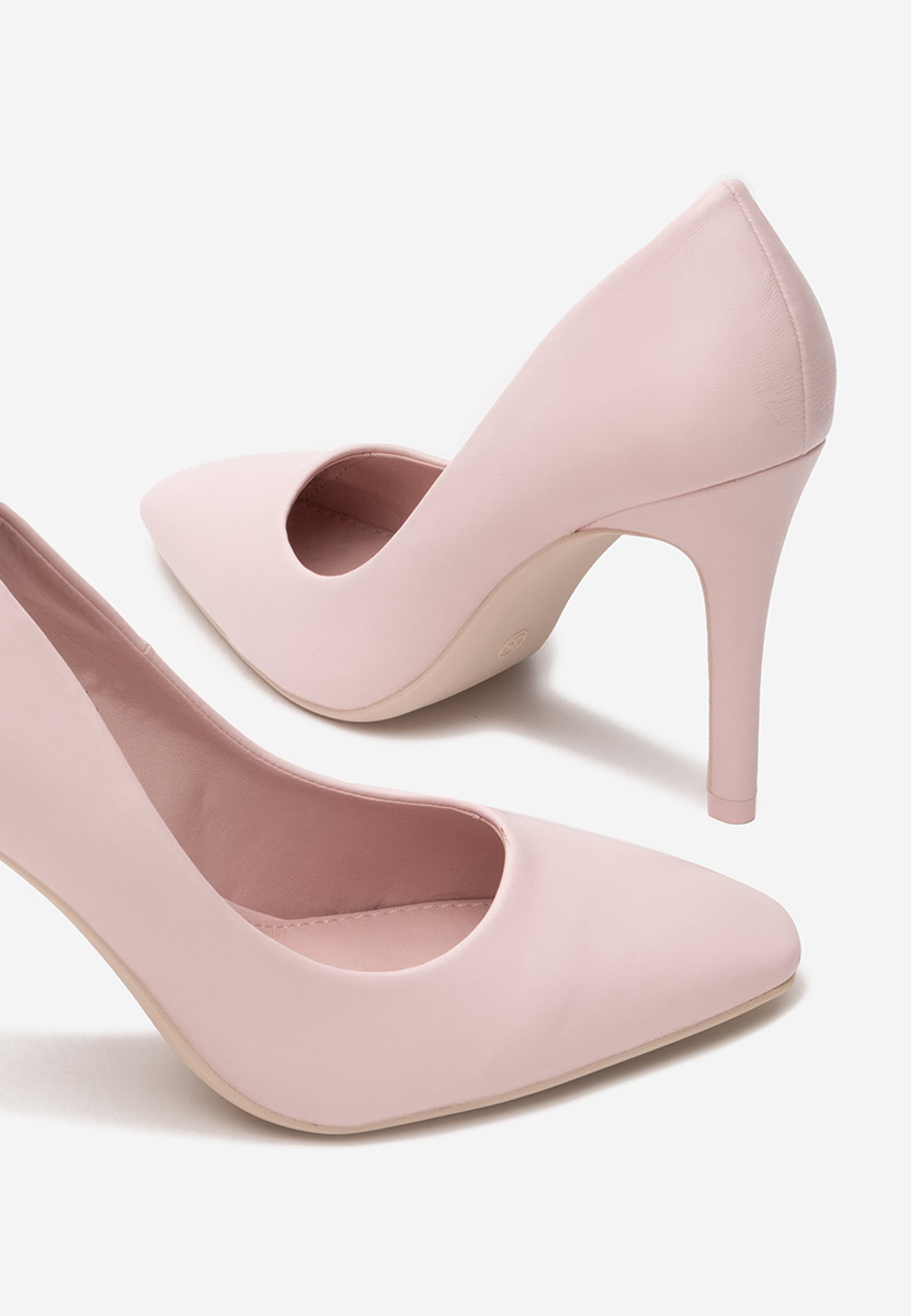Ružové lodičky na vysokém podpatku Noli