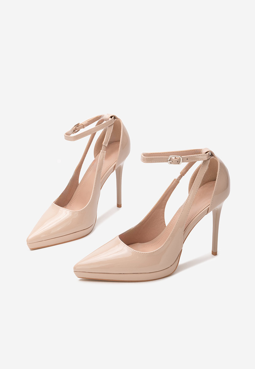 Khaki lodičky do špičky Creona