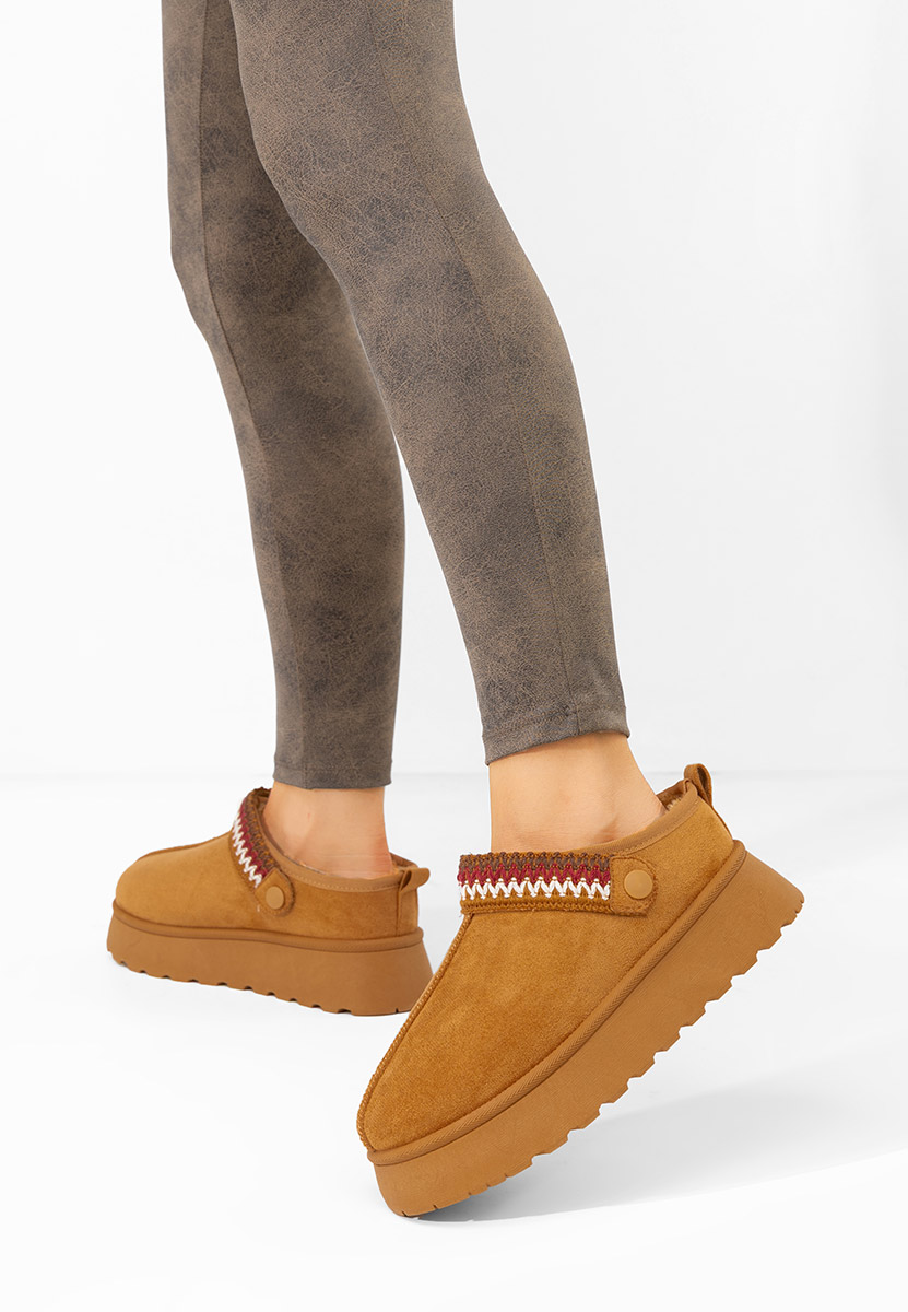 Camelové dámské dřeváky Frovia