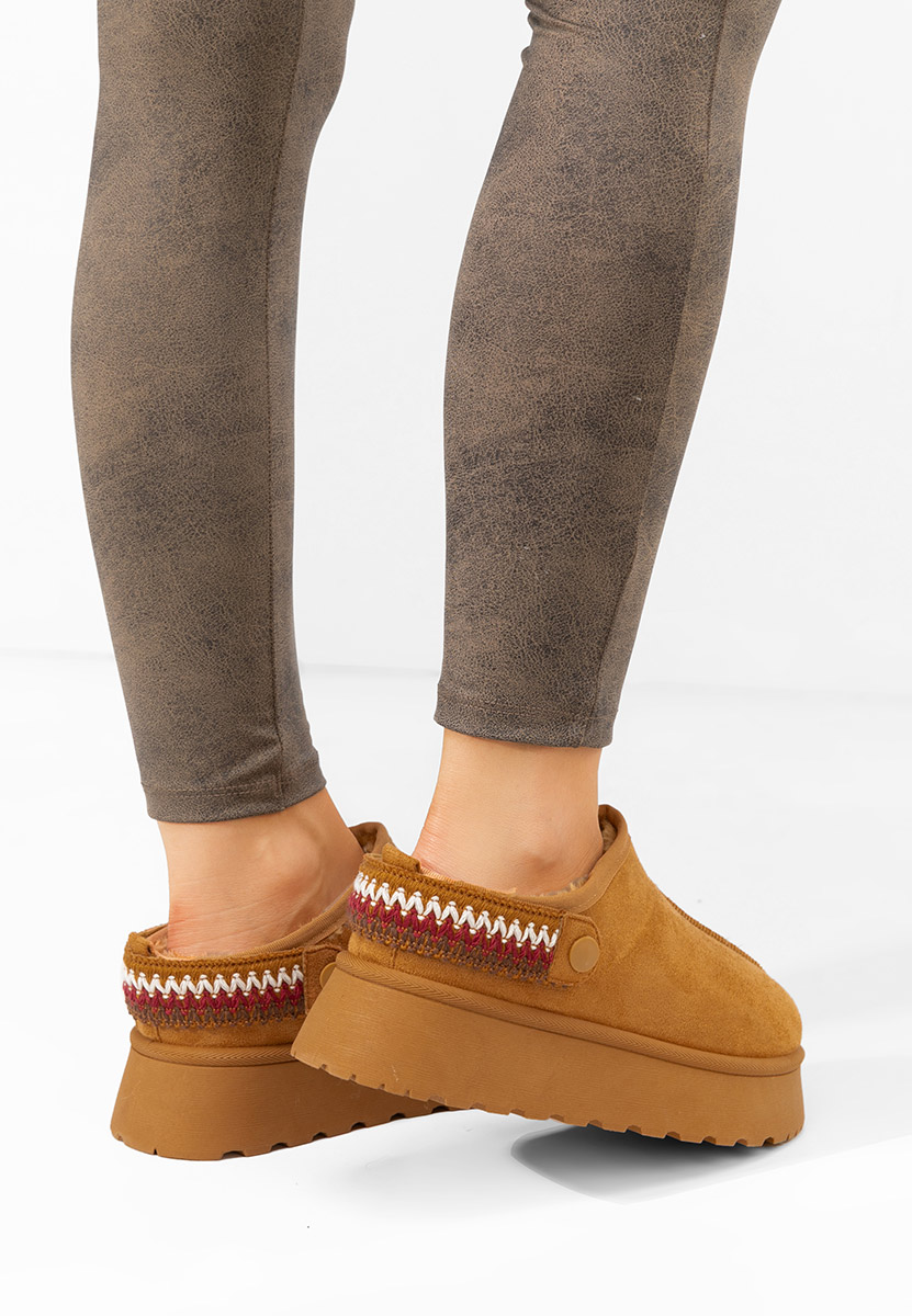 Camelové dámské dřeváky Frovia