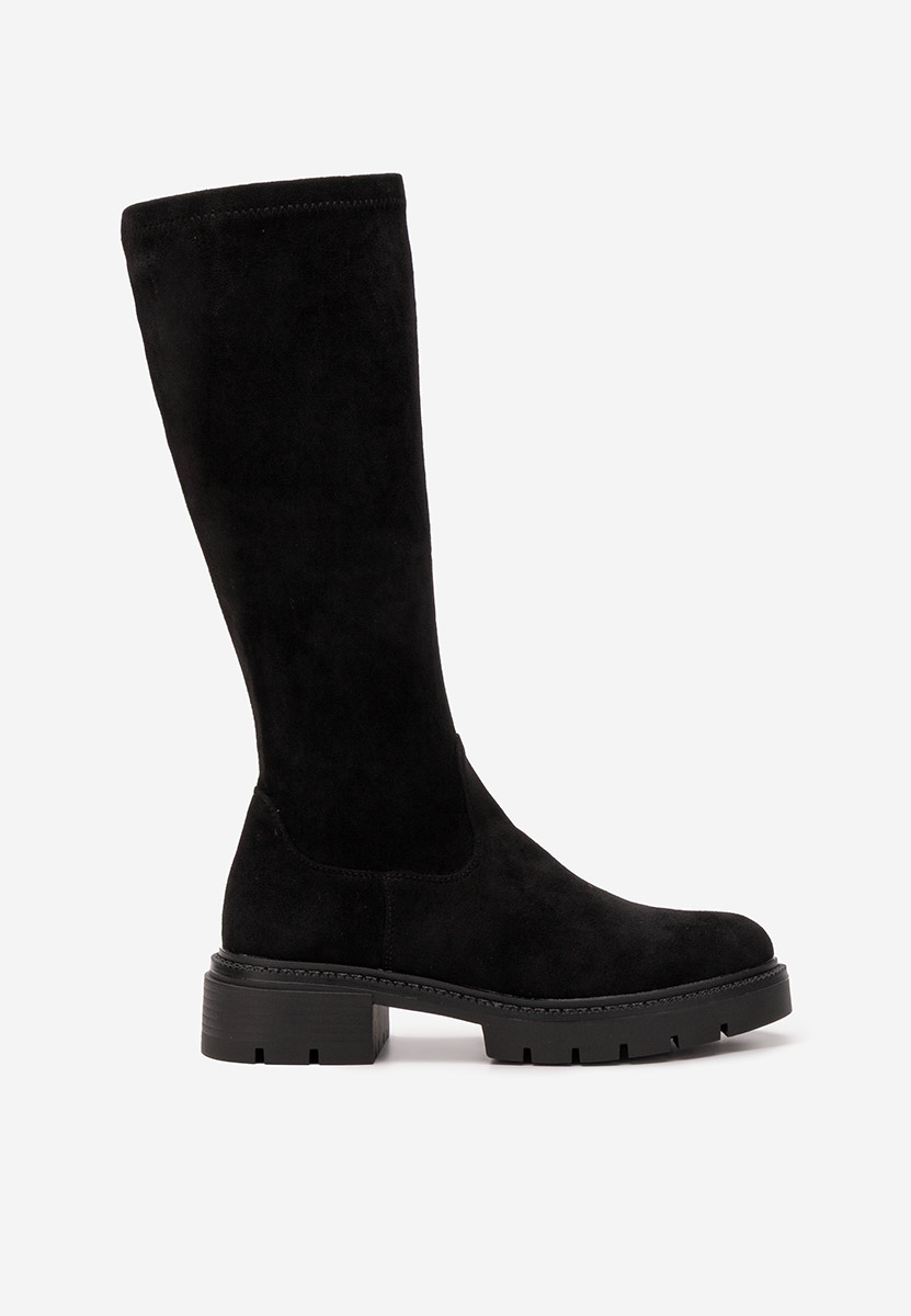 Černé dámské kozačky Nicoua