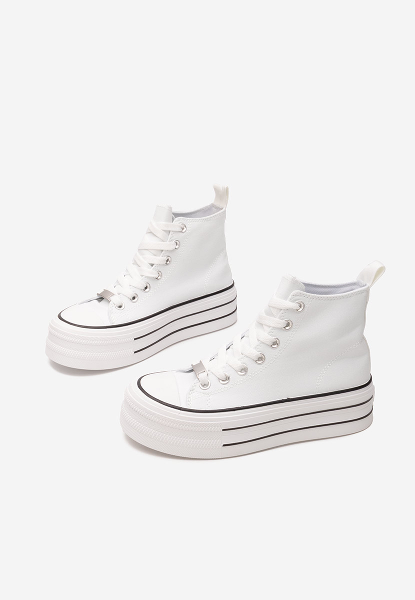 Bílé tenisky na platformě Kimala V3