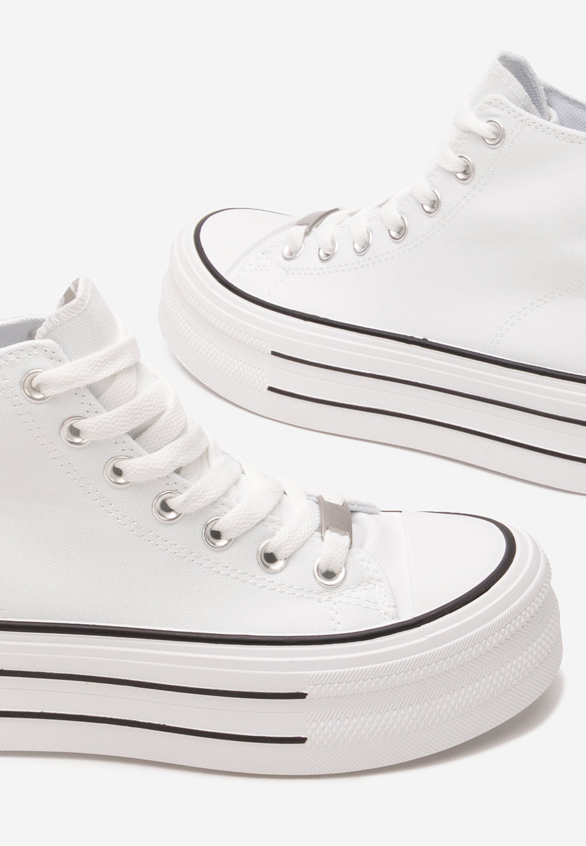 Bílé tenisky na platformě Kimala V3