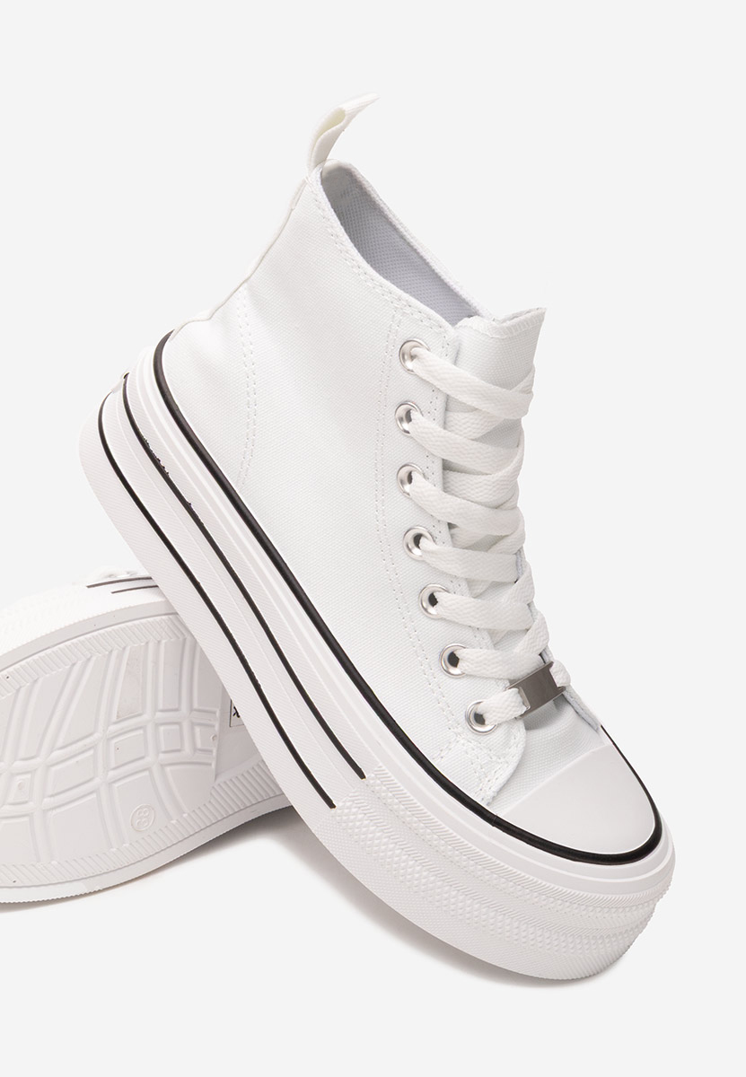 Bílé tenisky na platformě Kimala V3