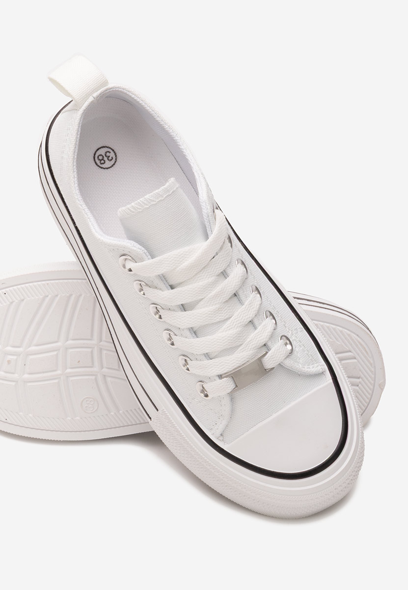 Bílé tenisky na platformě Kimala