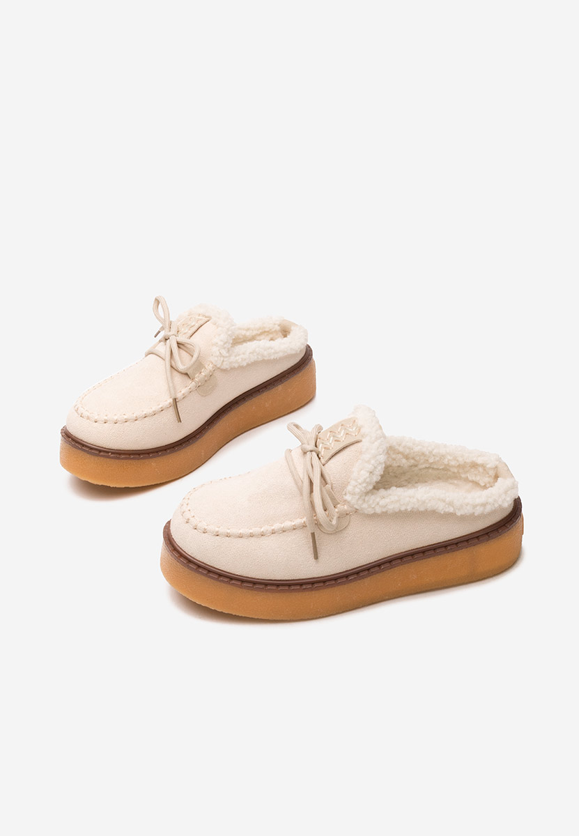 Béžové dámské dřeváky Seloria