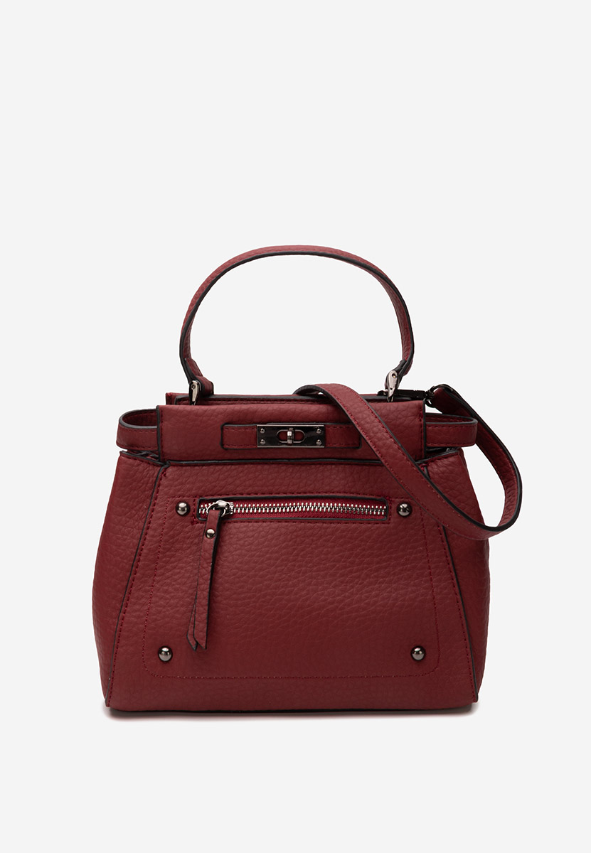 Červená rukojeť kabelky Yalina