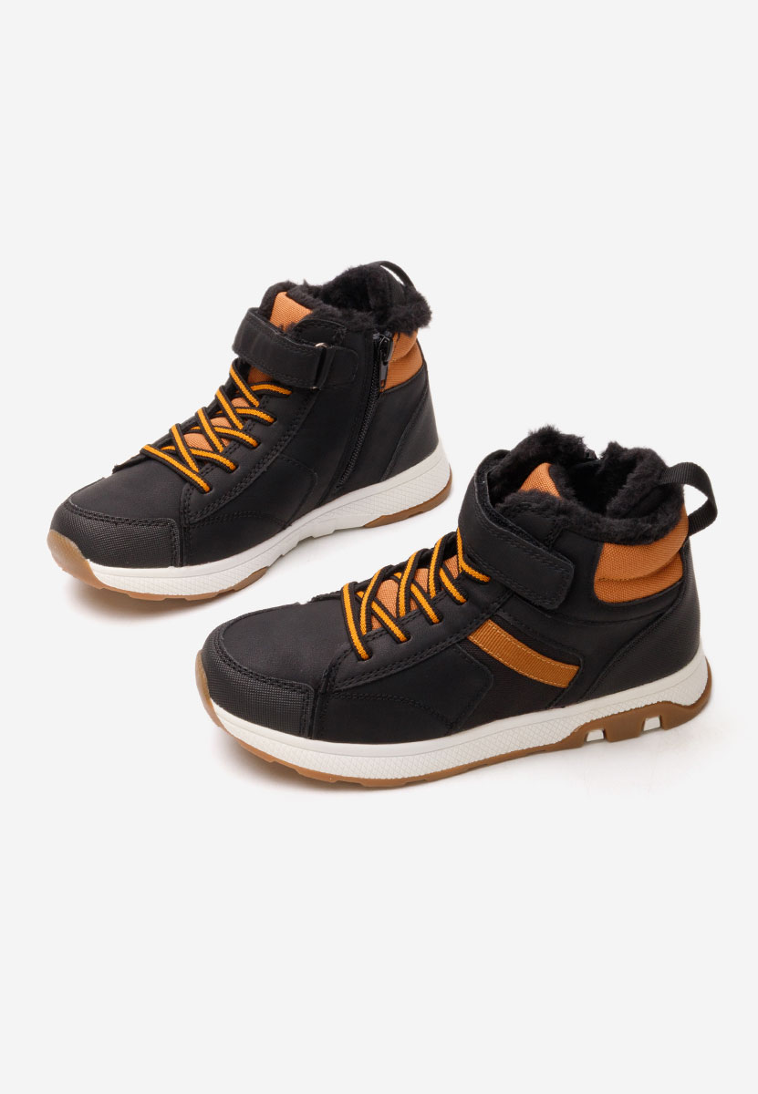 Černé chlapecké kotníkové boty Razzle