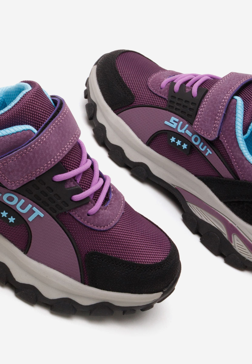 Fialové chlapecké tenisky Waffle