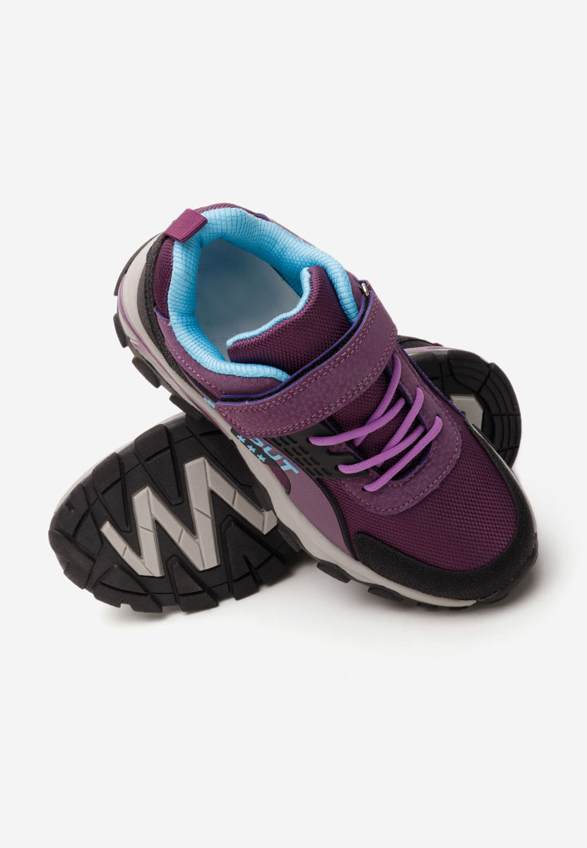 Fialové chlapecké tenisky Waffle