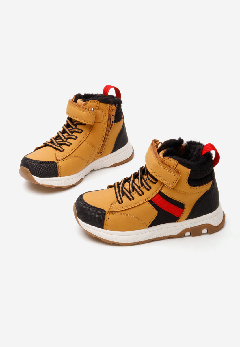 Hnedé chlapecké kotníkové boty Reson