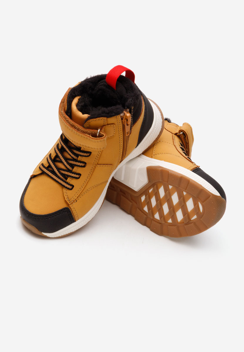 Hnedé chlapecké kotníkové boty Reson