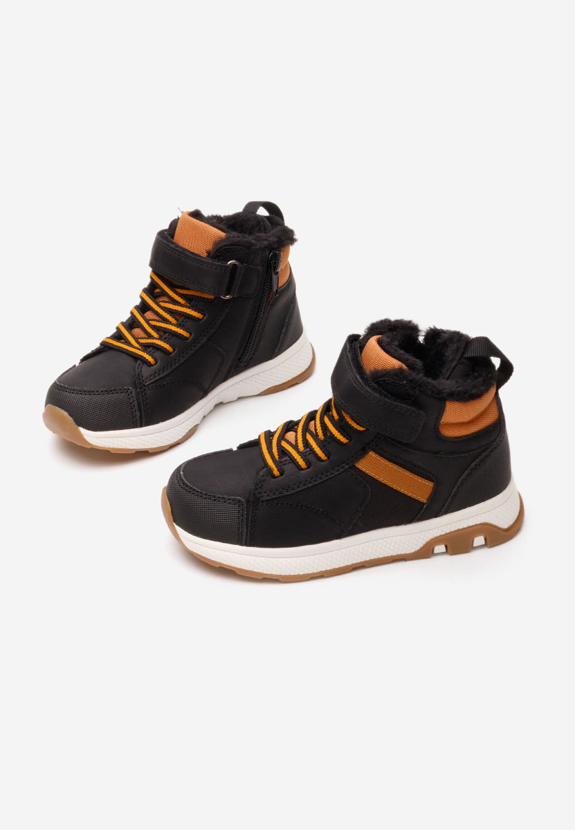 Černé chlapecké kotníkové boty Reson