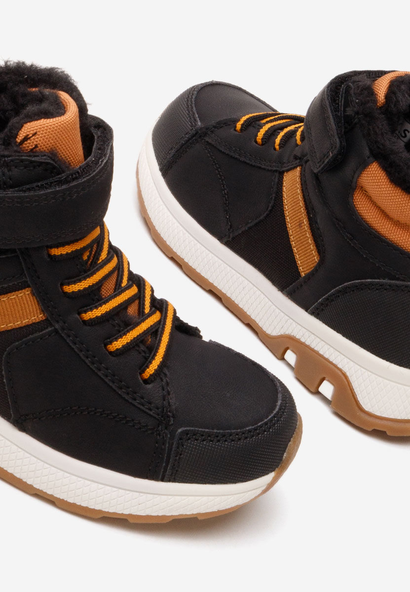 Černé chlapecké kotníkové boty Reson