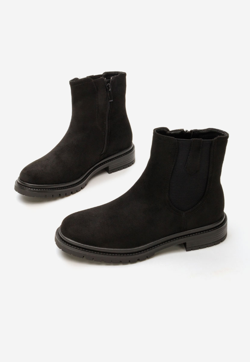 Černé dámské kotníková obuv Nevea