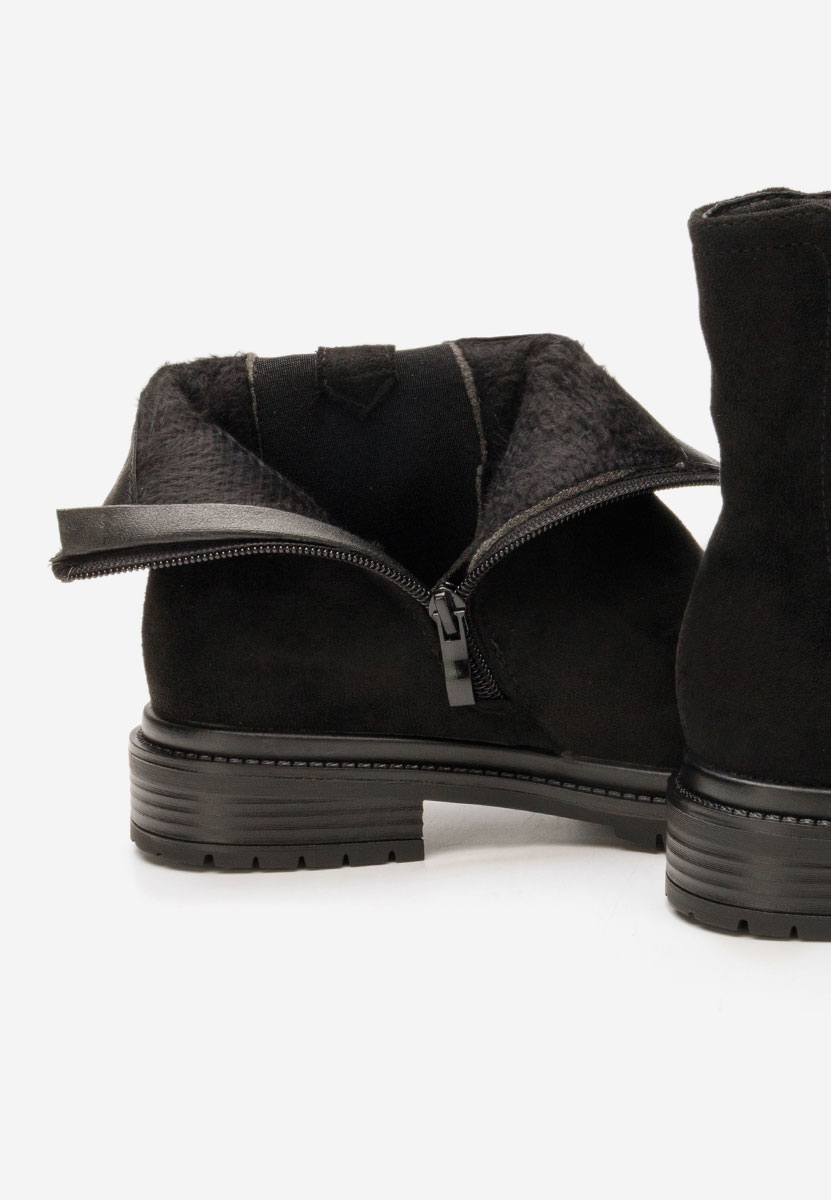 Černé dámské kotníková obuv Nevea