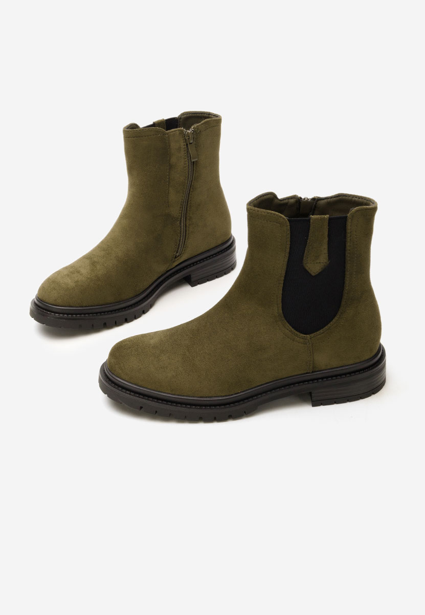 Zelené dámské kotníková obuv Nevea