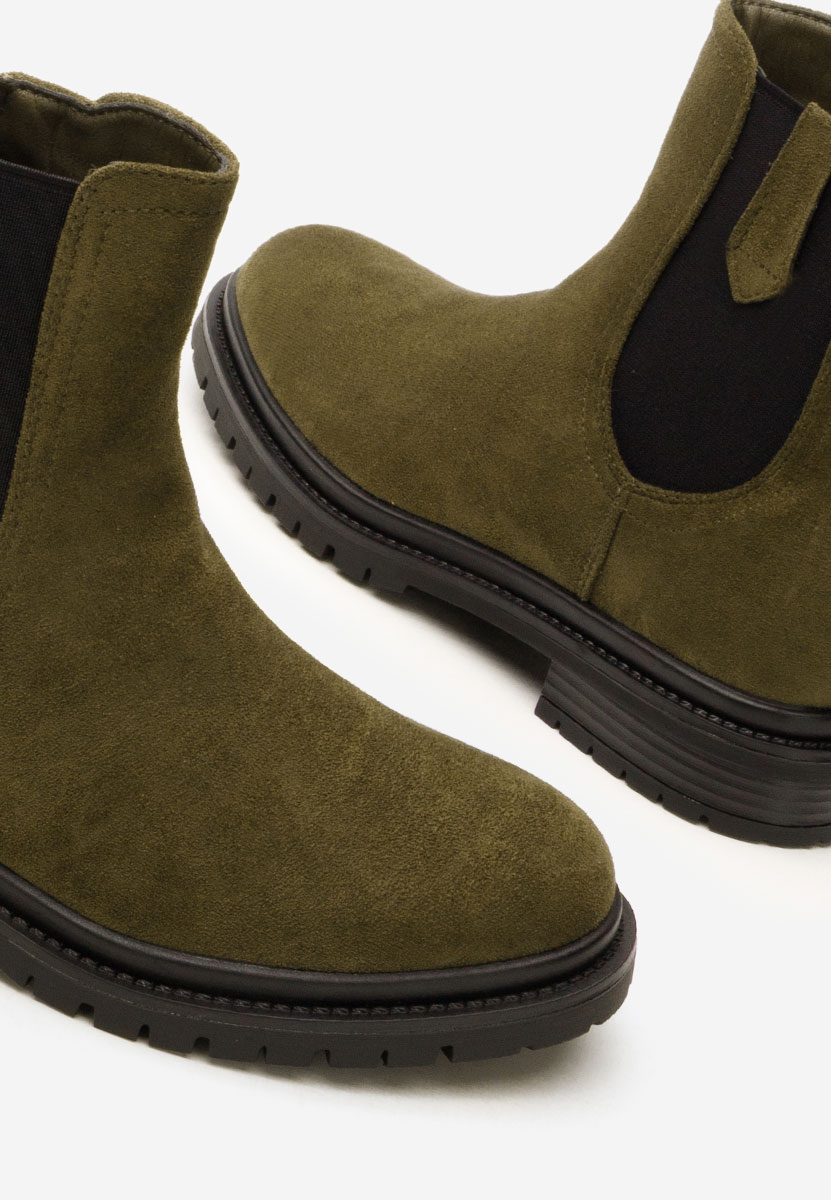 Zelené dámské kotníková obuv Nevea