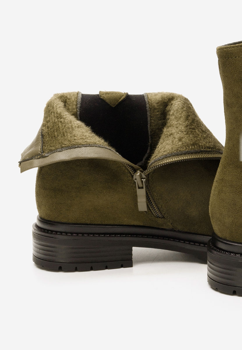 Zelené dámské kotníková obuv Nevea