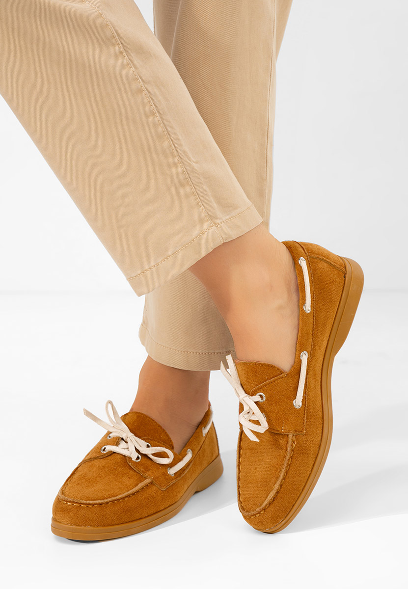 Camelové dámské polobotky Laelia