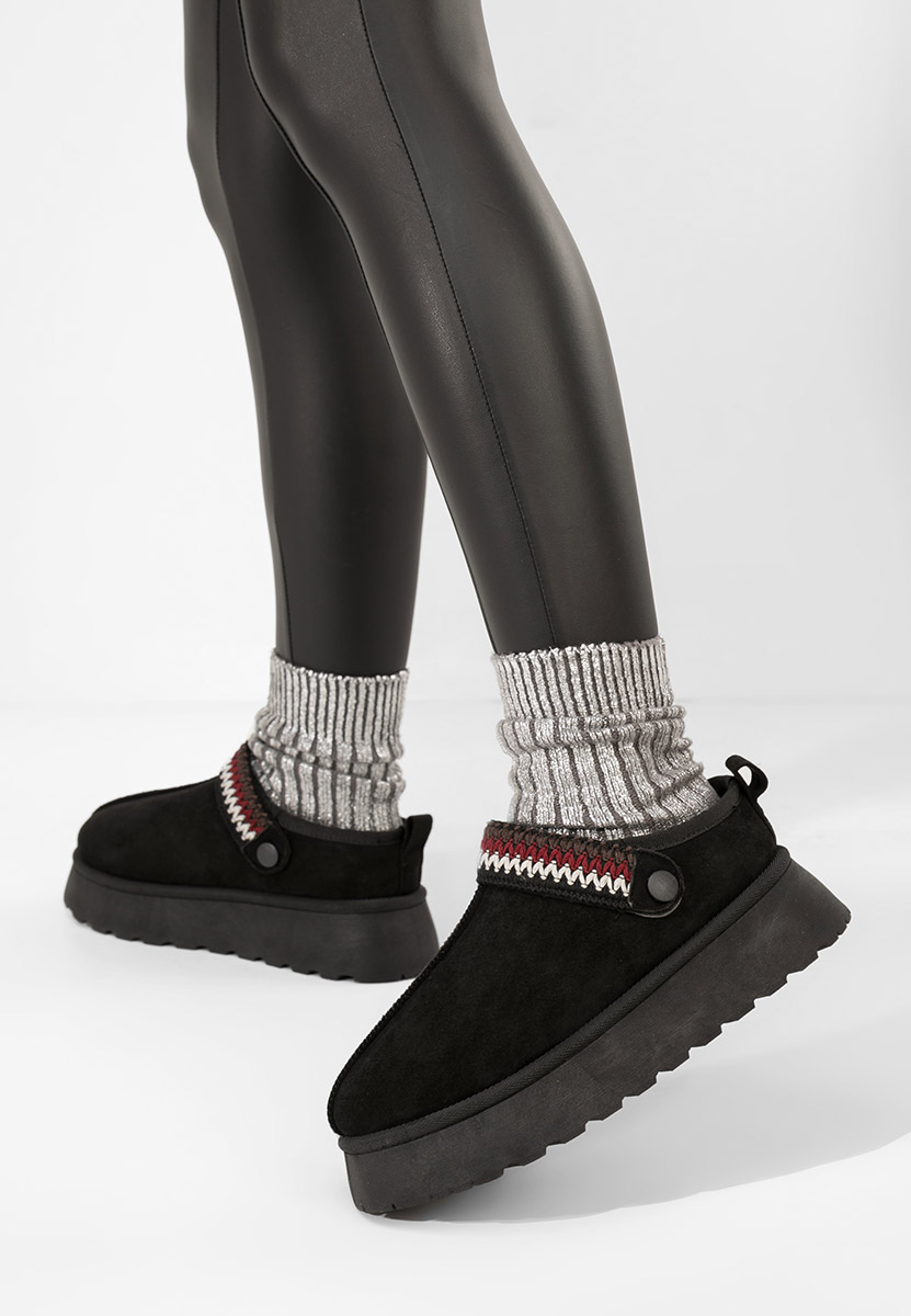 Černé dámské dřeváky Frovia