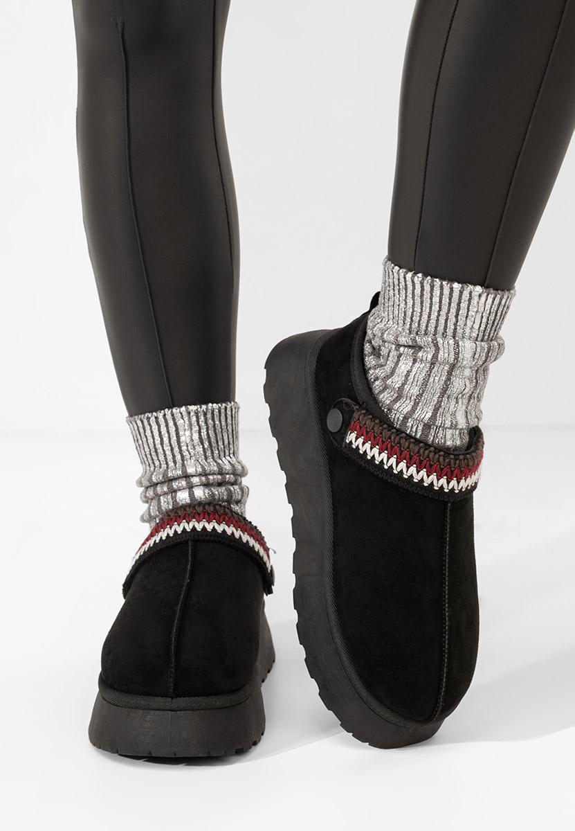 Černé dámské dřeváky Frovia