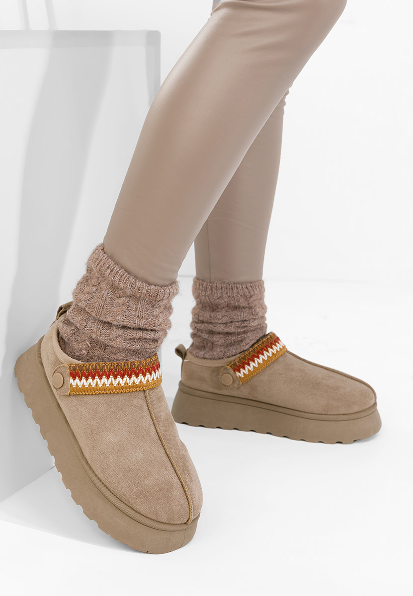 Khaki dámské dřeváky Frovia