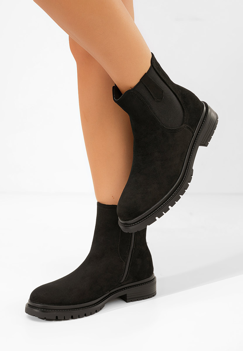 Černé dámské kotníková obuv Nevea