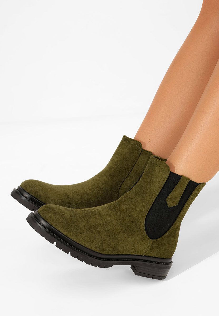 Zelené dámské kotníková obuv Nevea
