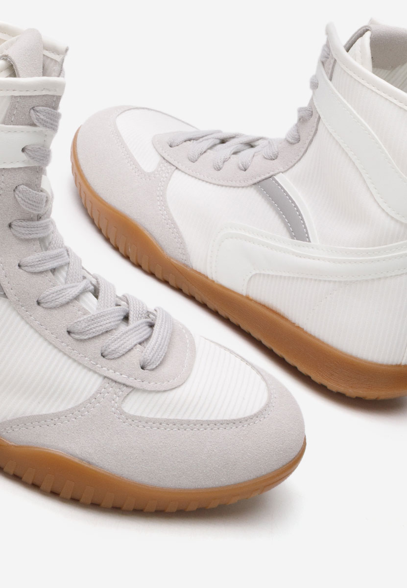 Bílé kotníkové tenisky Daine