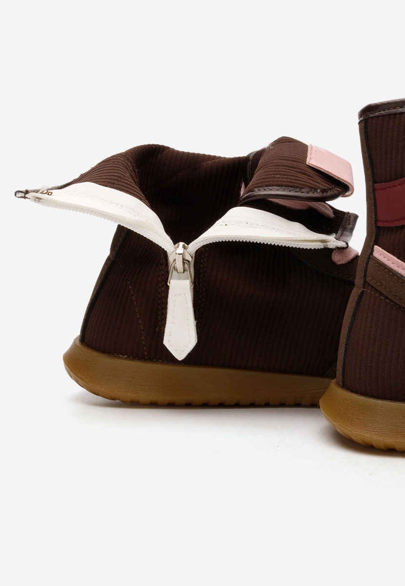 Hnedé kotníkové tenisky Daine