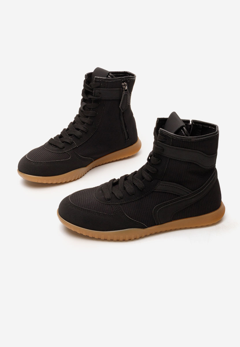 Černé kotníkové tenisky Daine i