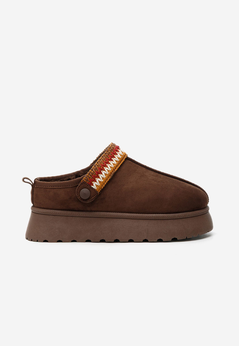 Hnedé dámské dřeváky Frovia