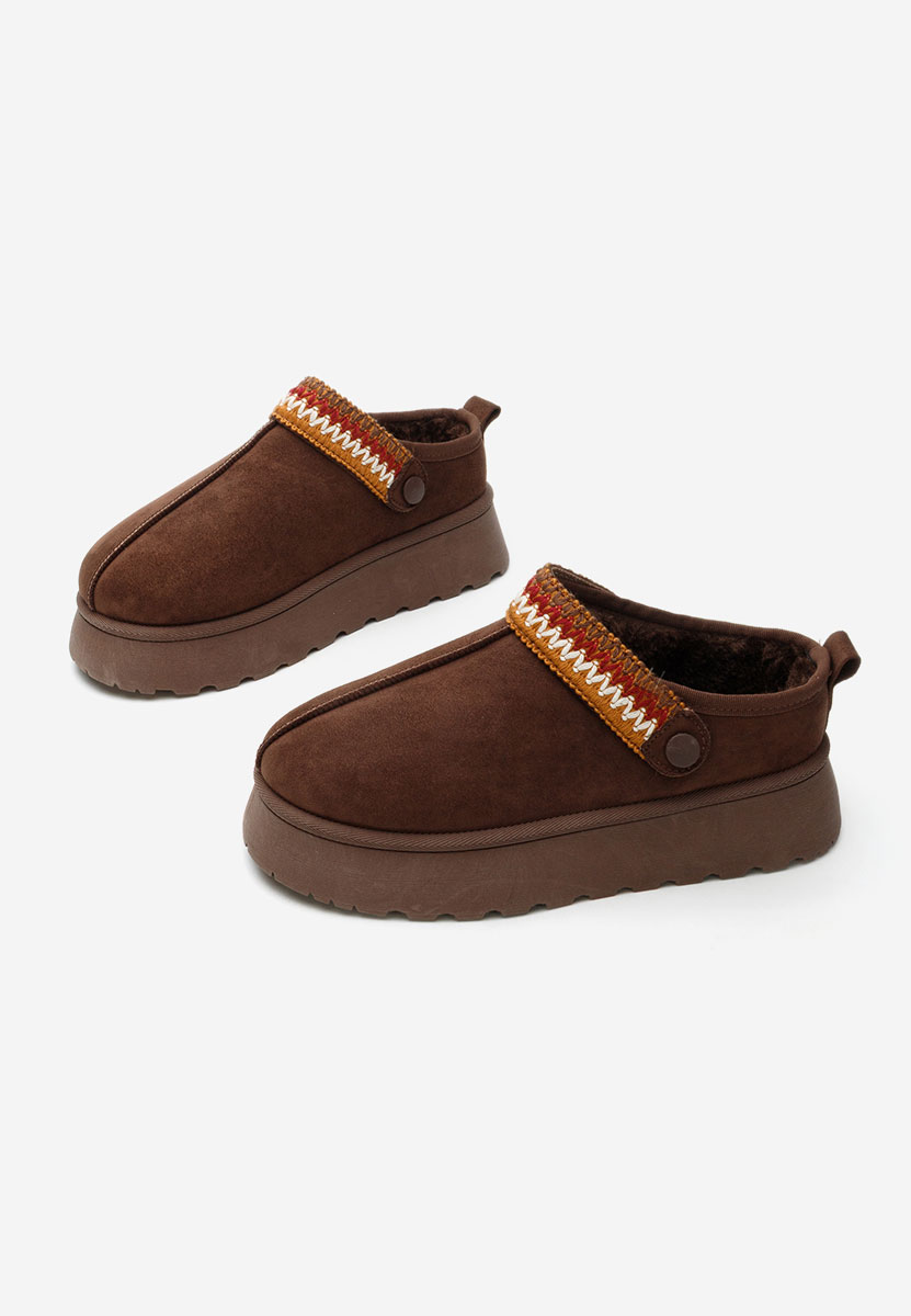 Hnedé dámské dřeváky Frovia