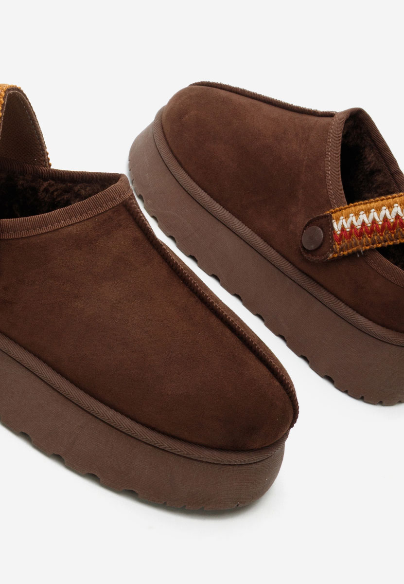 Hnedé dámské dřeváky Frovia