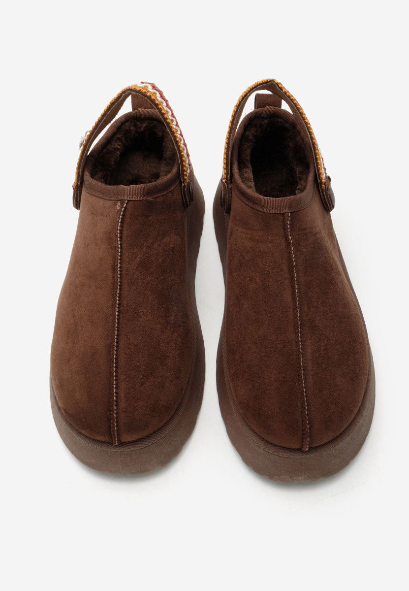 Hnedé dámské dřeváky Frovia