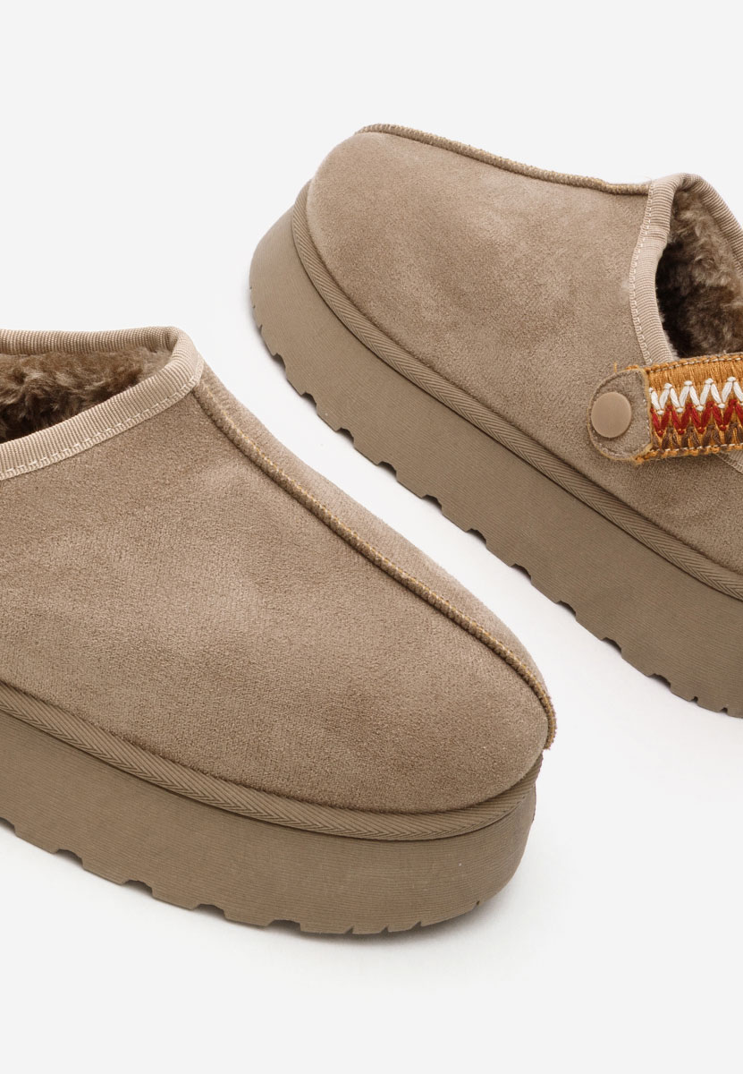 Khaki dámské dřeváky Frovia