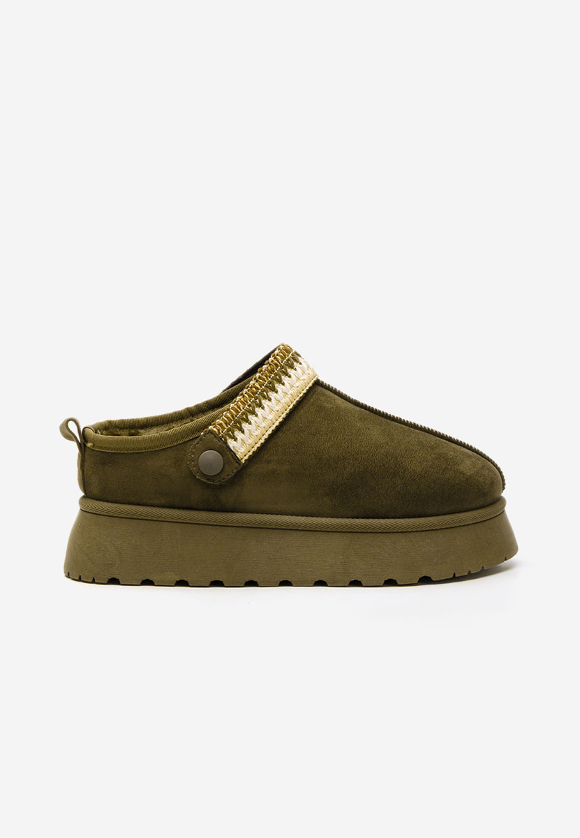 Zelené dámské dřeváky Frovia