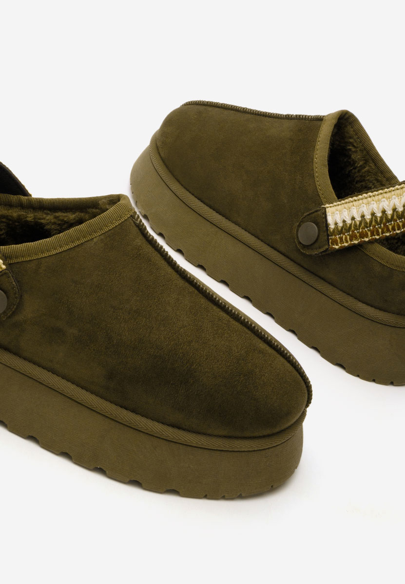 Zelené dámské dřeváky Frovia