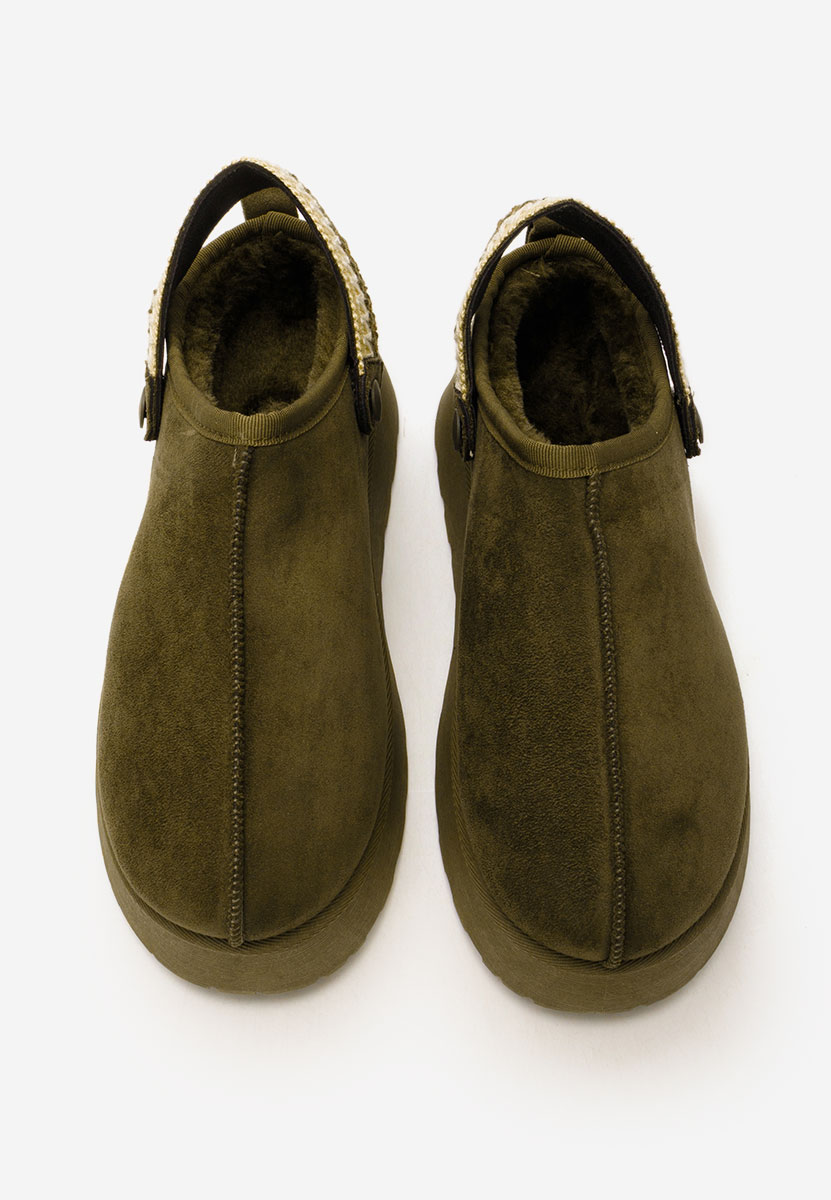 Zelené dámské dřeváky Frovia