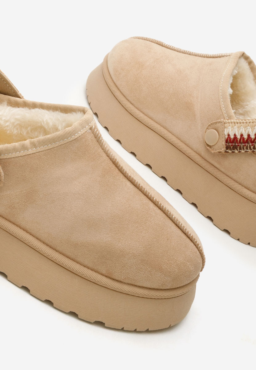 Béžové dámské dřeváky Frovia