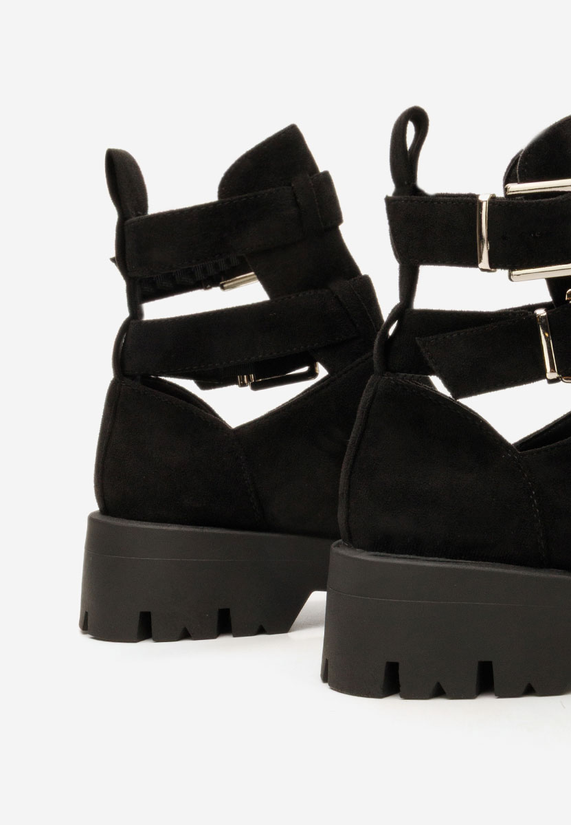 Černé dámská kotníková obuv Audrie