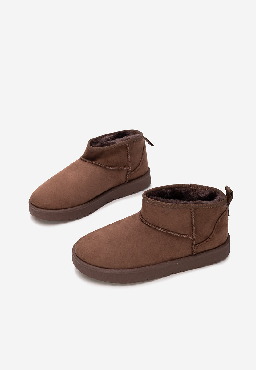 Hnedé dívčí kozačky Whizzy V2