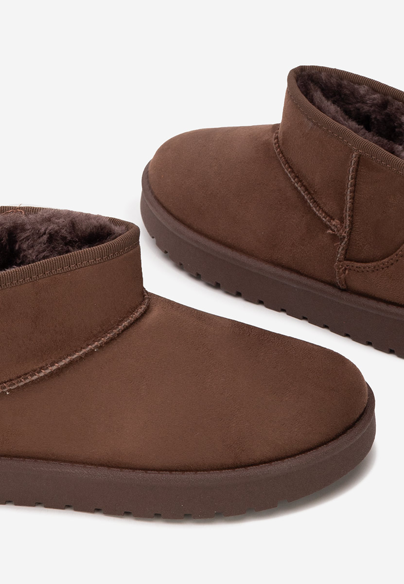 Hnedé dívčí kozačky Whizzy V2