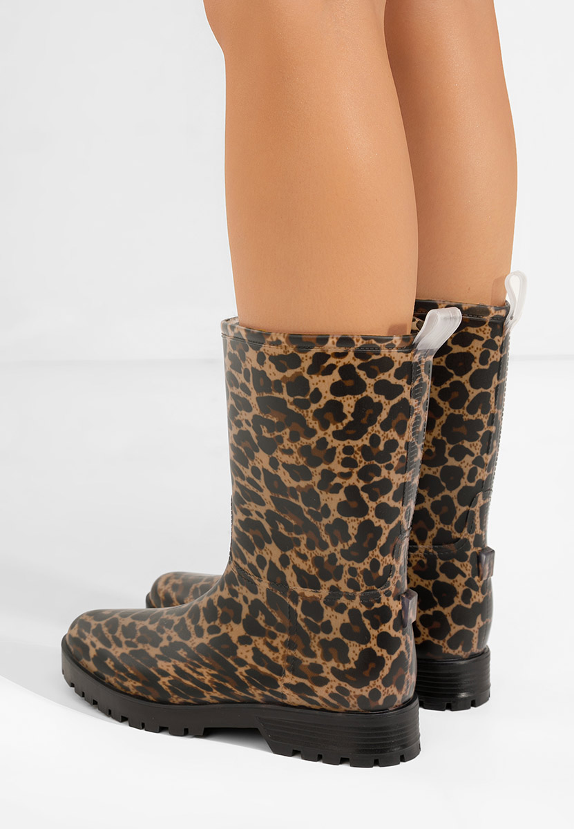 Animal print dámske holínky Niviera