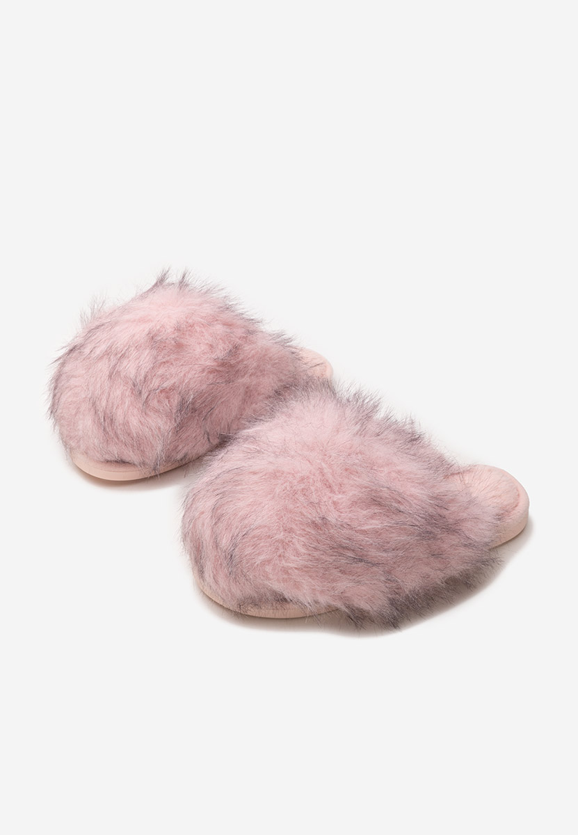 Ružové domácí pantofle Michely